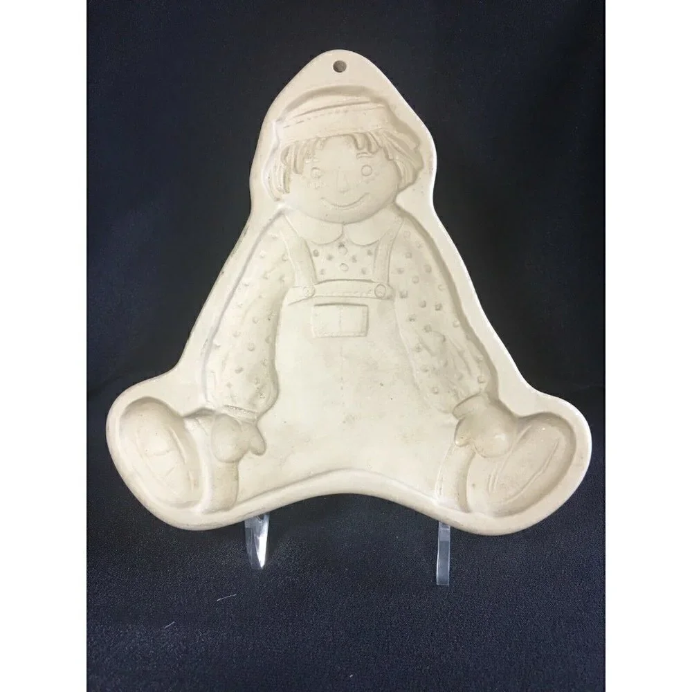 Brown Bag RAGGEDY ANN & ANDY Cookie Molds HILL DESIGN 1985 & 1986 - Picture 2 of 5